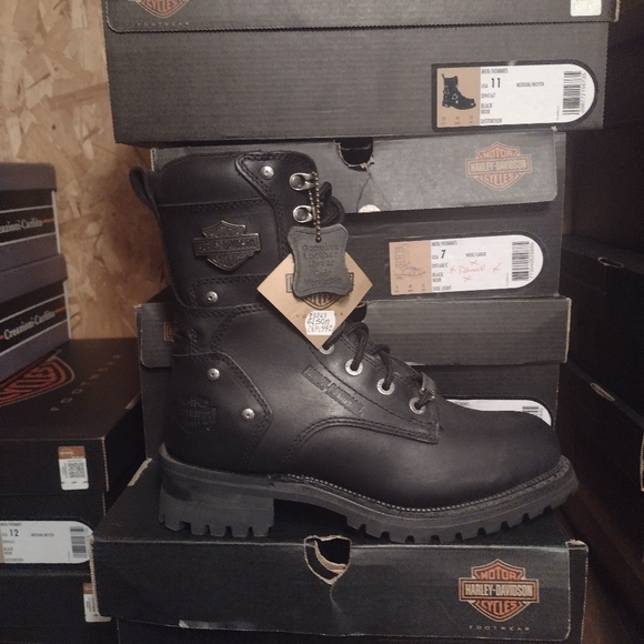 Men's Harley Davidson boots all leather superior quality Special Price $160 - Picture 3 of 3